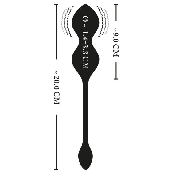 XOUXOU - радио, електрическа топка гекон (черна)