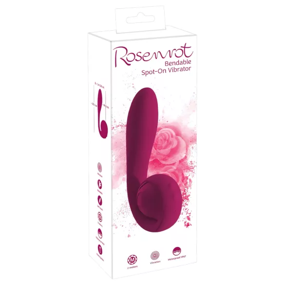 You2Toys Rosenrot - вибратор за G-точка - акумулаторен, водоустойчив, червен