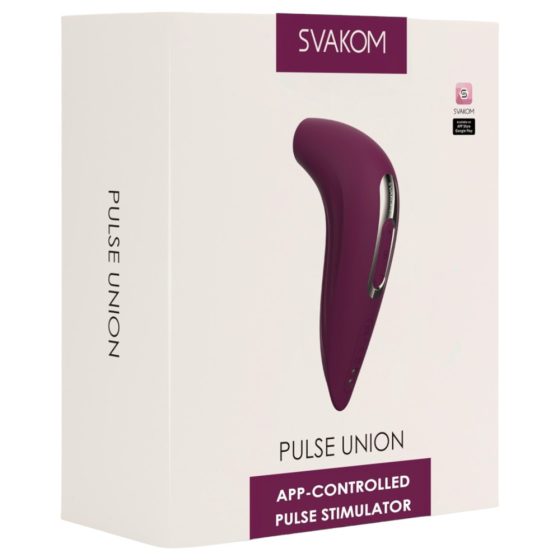 Svakom Pulse Union - интелигентен клиторен стимулатор с въздушна вълна (лилав)