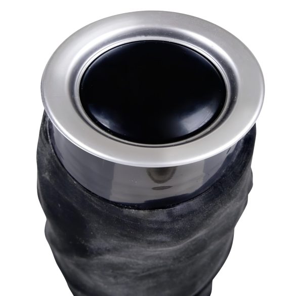 Nature Skin - реалистичен вибратор - черен - 22 см