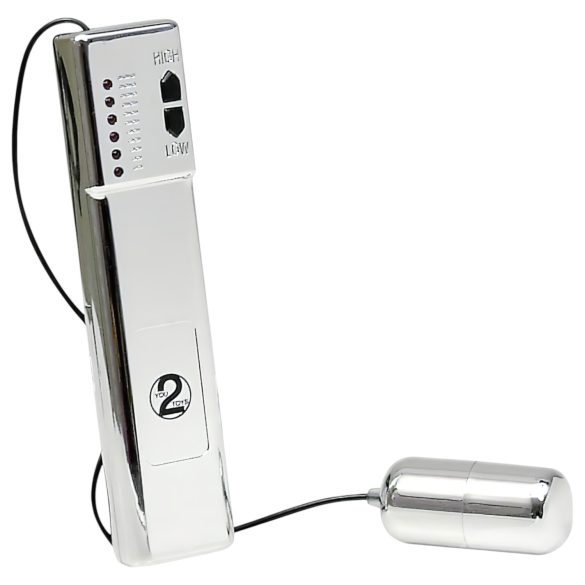 You2Toys Climax - Вибрационно яйце (сребърно)