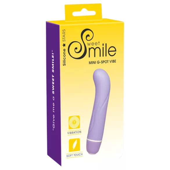 SMILE - мини вибратор за G-точка - лилав