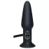 You2Toys True Black - анален вибратор с помпа - черен