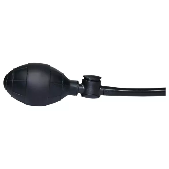 You2Toys True Black - анален вибратор с помпа - черен