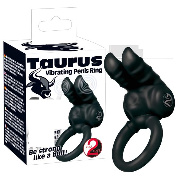 You2Toys Taurus - вибриращ, 2-моторен пенис пръстен
