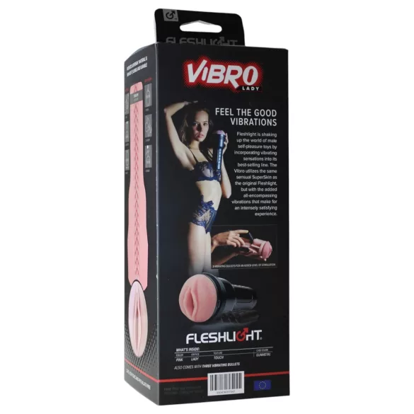 Fleshlight - вибрираща вагина - Pink Lady - реалистична текстура