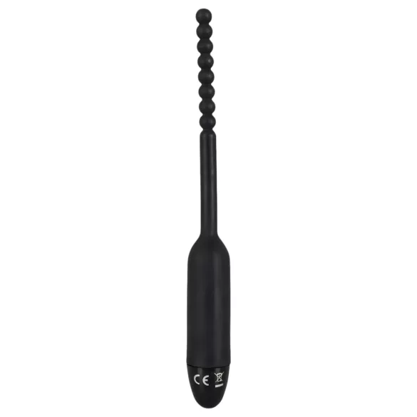 You2Toys - вибратор за уретра с топчета - 0,8см - черен