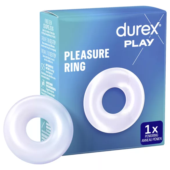 Durex - пенис пръстен - удължава ерекцията - прозрачен
