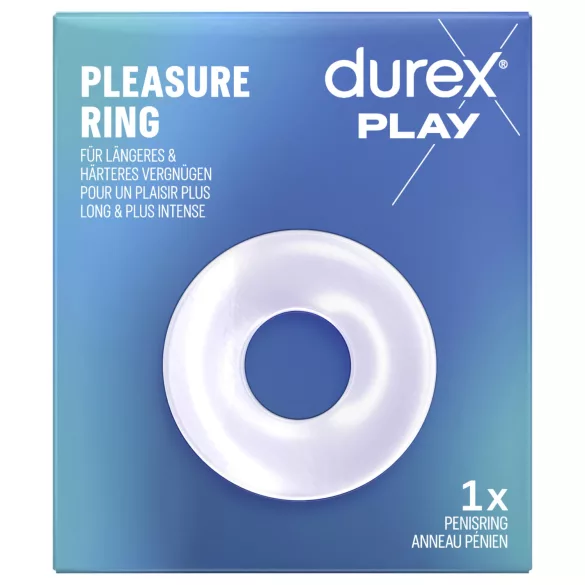 Durex - пенис пръстен - удължава ерекцията - прозрачен