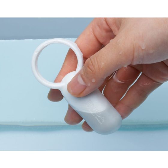 TENGA Smart Vibe - вибриращ пенис пръстен (бял)