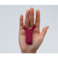   TENGA Smart Vibe - вибриращ пенис пръстен (червен)