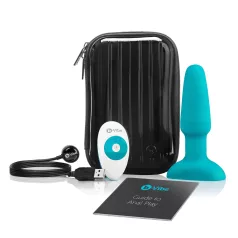   b-Vibe - анален вибратор с въртящи се топчета - акумулаторен - тюркоаз