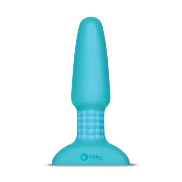b-Vibe - анален вибратор с въртящи се топчета - акумулаторен - тюркоаз