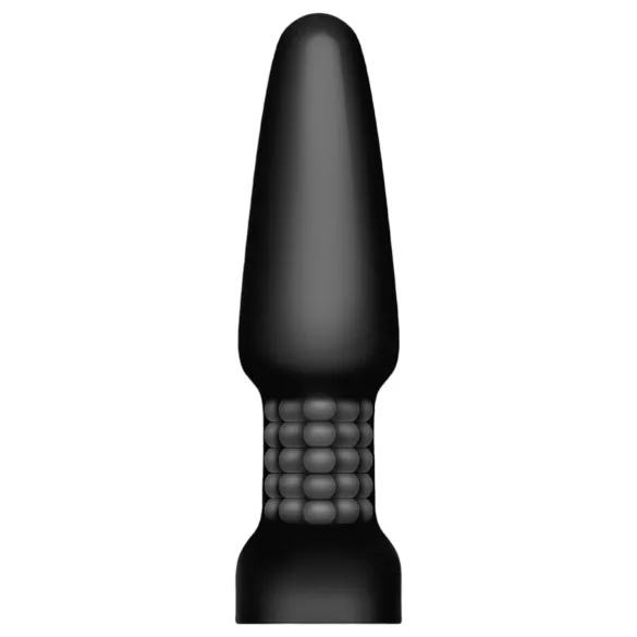 b-Vibe - въртящ се анален вибратор с перли, презареждаем (черен)