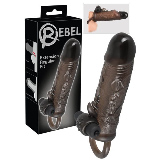 Rebel Regular - вибрираща пенис обвивка (19 см)