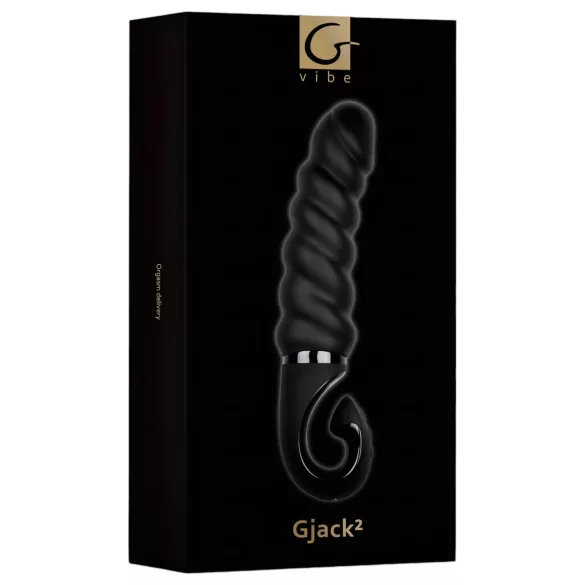 Gvibe G-jack 2 - вибратор с акумулатор и водоустойчив силикон - черен