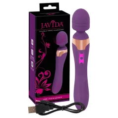   Javida Double - вибриращ масажор - двойна стимулация - лилав