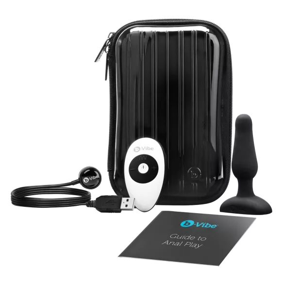 b-Vibe Novice - вибратор за начинаещи анален секс - черен