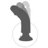 King Cock - вибратор с 10 вендузи - 25 см - телесен цвят