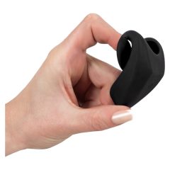   Lust - вибриращ пенис пръстен с батерия (черен)