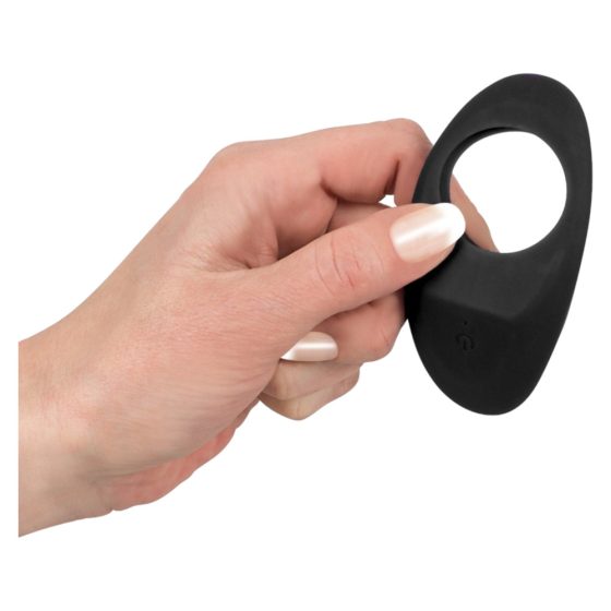 Lust - вибриращ пенис пръстен с батерия (черен)