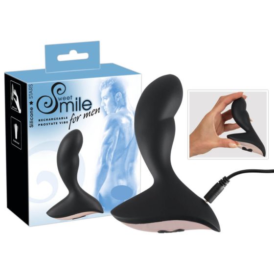SMILE Prostate Vibe - акумулаторен вибратор за простатата (черен)