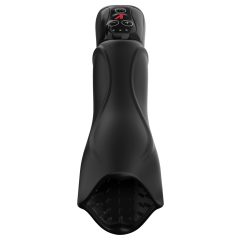   PDX Roto-Teazer - водоустойчив, въртящ се, вибриращ мастурбатор (черен)
