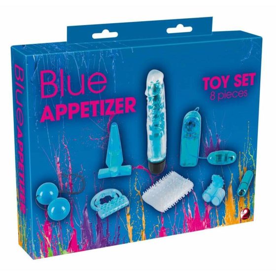 You2Toys - Blue Appetizer - комплект вибратори (8 части)