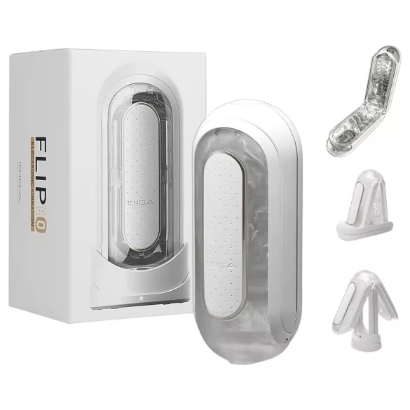 TENGA Flip Zero - вибриращ мастурбатор - бял