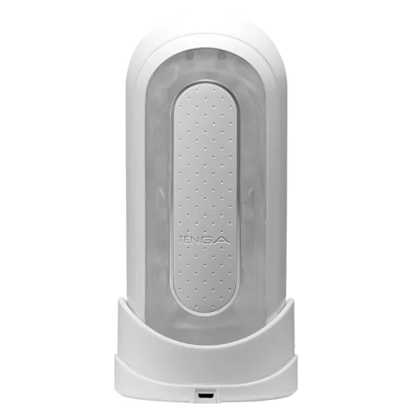 TENGA Flip Zero - вибриращ мастурбатор - бял
