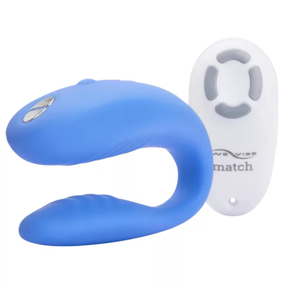 We-Vibe Match - вибратор за двойки - водоустойчив, презареждащ се - син