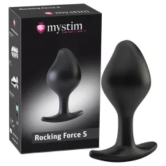   Mystim Rocking Force S - електро анален плъг - малък (черен)