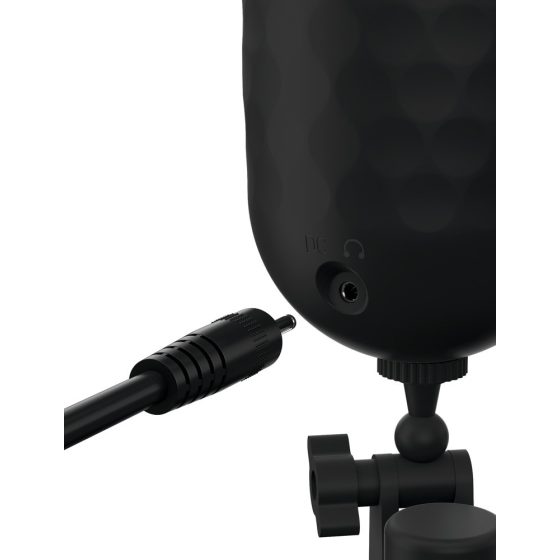 PDX Elite Mega Milker - вибриращ вибратор с глава на пенис (черен)