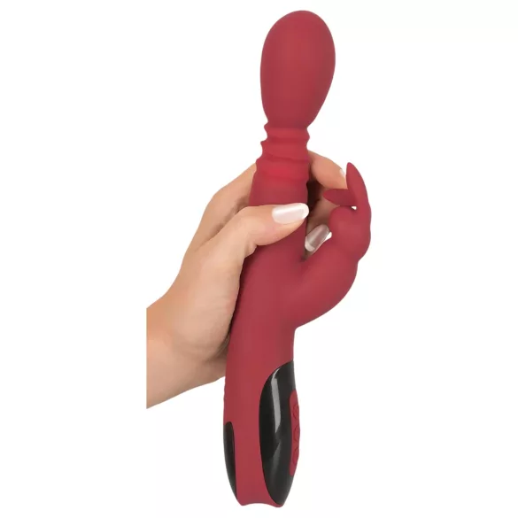 You2Toys Massager - тласкащ, въртящ се, загряващ вибратор за G-точка (червен)