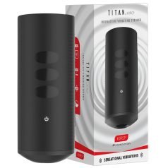   Kiiroo Titan Experience - акумулаторен интерактивен мастурбатор (черен)