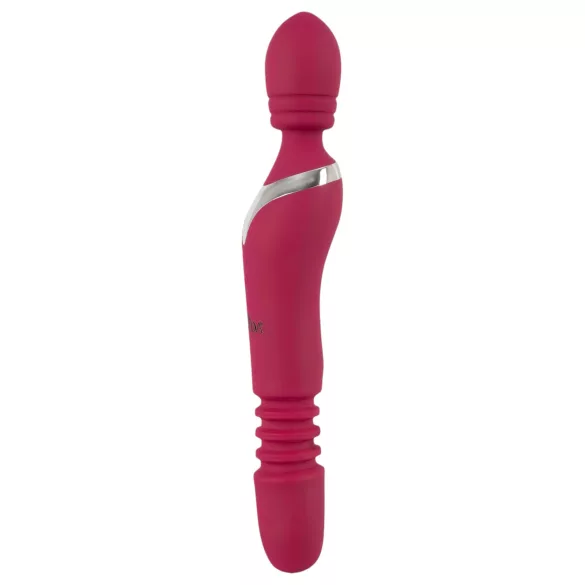 Javida Thrusting - 3 в 1 масажор вибратор (червен)