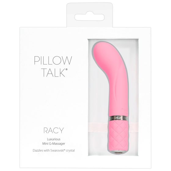 Pillow Talk Racy - презареждащ се тесен вибратор за G-точката (розов)