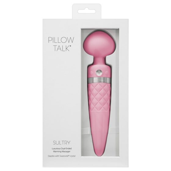 Pillow Talk Sultry - отопляем вибратор с 2 мотора (розов)