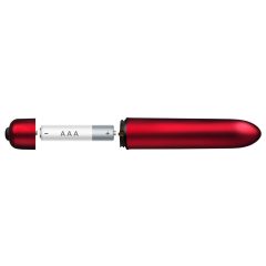   Scarlet Velvet - мини вибратор за червило (10 удара) - червен
