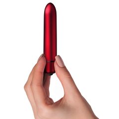   Scarlet Velvet - мини вибратор за червило (10 удара) - червен