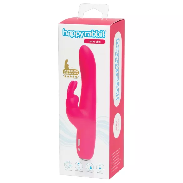Happyrabbit Curve Slim - вибратор за вагинална и клиторална стимулация