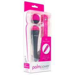   PalmPower Wand - USB масажиращ вибратор с powerbank (розово-сив)