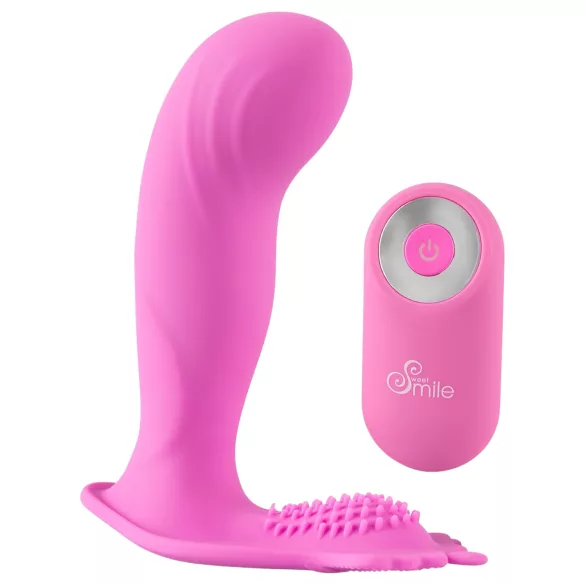 SMILE G-Spot бикини - носим акумулаторен, радио вибратор (розов)