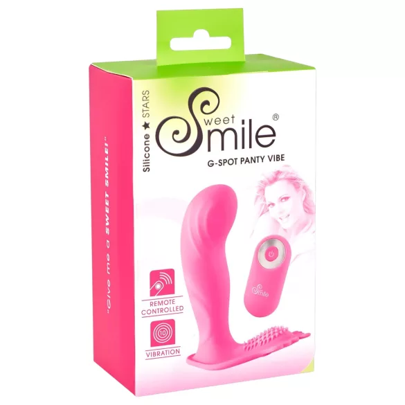 SMILE G-Spot бикини - носим акумулаторен, радио вибратор (розов)
