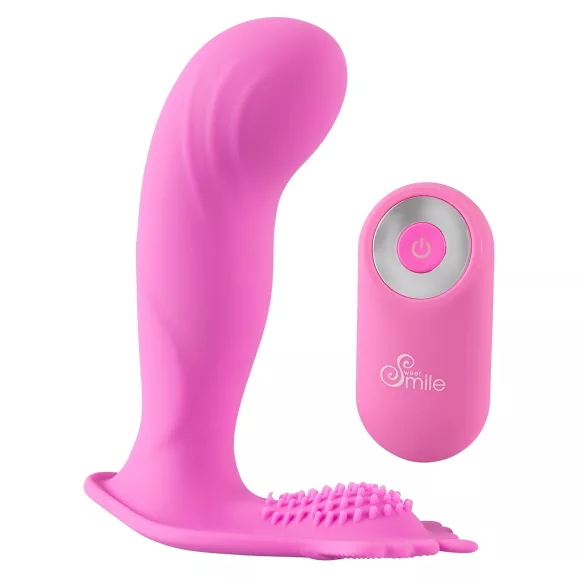 SMILE G-Spot бикини - носим акумулаторен, радио вибратор (розов)
