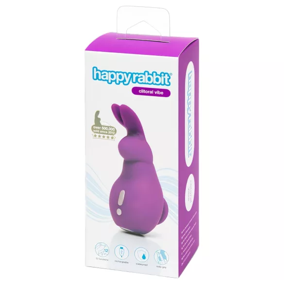 Happyrabbit - вибратор за клитор зайче - лилав