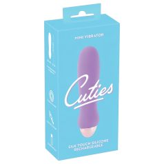   Cuties Mini Purple - акумулаторен силиконов вибратор (лилав)