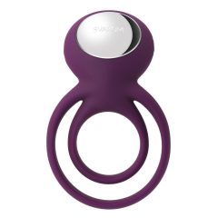   Svakom Tammy - вибриращ пръстен за тестиси и пенис на батерии (лилав)