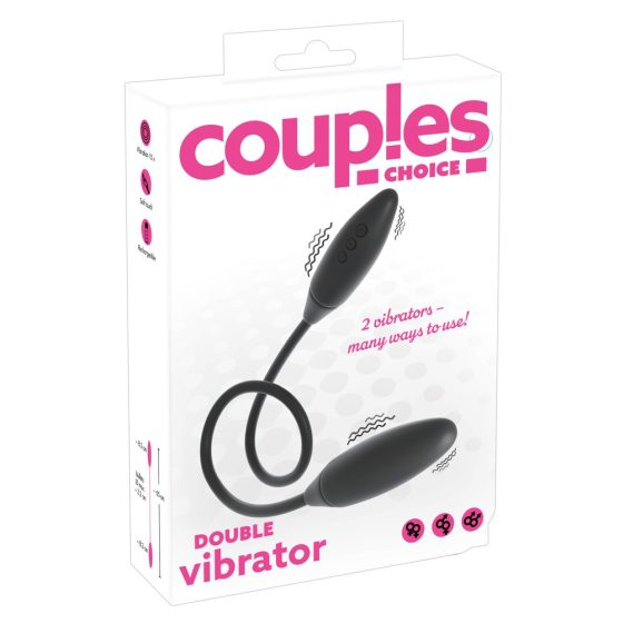 Couples Choice - Акумулаторни двойни вибратори (черни)