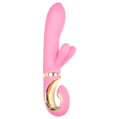   G-Vibe GRabbit - акумулаторен G-точков вибратор, 3 мотора, розов